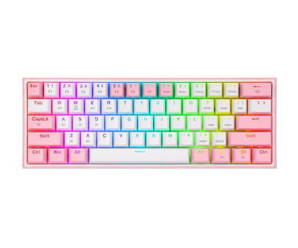 Klawiatura REDRAGON Fizz Pro (biało-różowa) K616RGB-PRO white pink